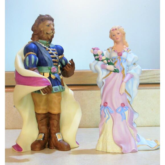 LENOX Legendary Princesses BEAUTY & THE BEAST Figurines Cake Toppers Limited Ed - Picture 10 of 12